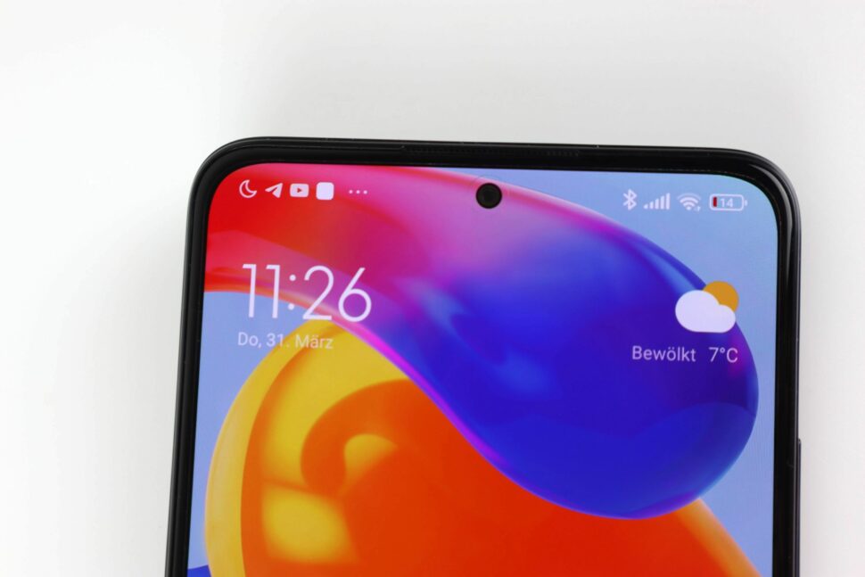 Xiaomi Redmi Note 11 Pro 5G Display Ränder 1