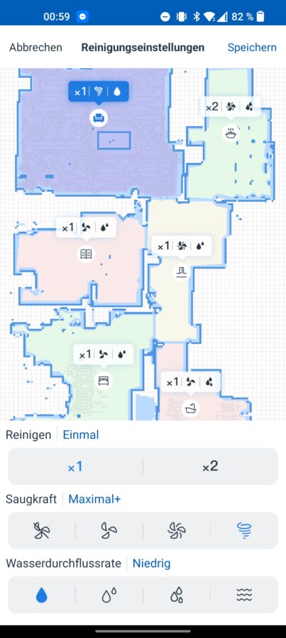 Deebot N8 Plus Test App Kartierung 1