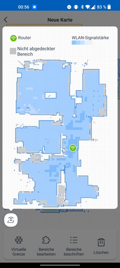 Deebot N8 Plus Test App Kartierung 5
