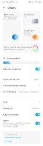 Nubia Z40 Pro Displayeinstellungen 1