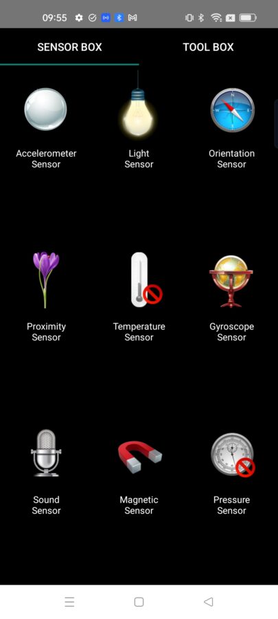 Realme gt 2 sensors