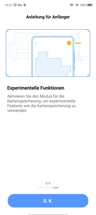 Xiaomi Robot Vacuum Mop 2C Test Screenshot Einrichtung 1