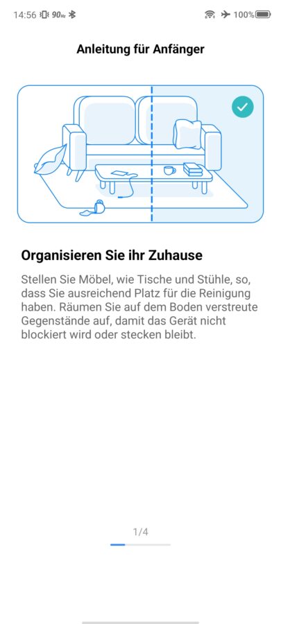 Xiaomi Robot Vacuum Mop 2C Test Screenshot Einrichtung 4