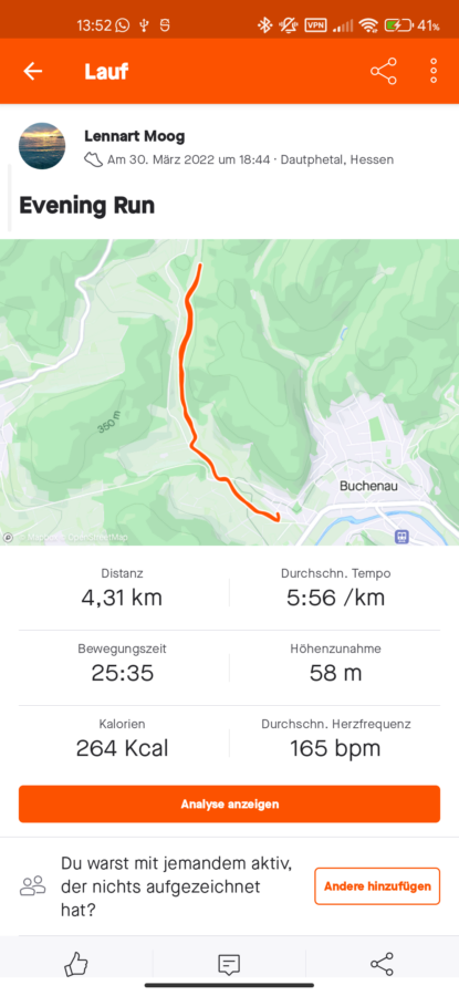 Strava (Watch S1)