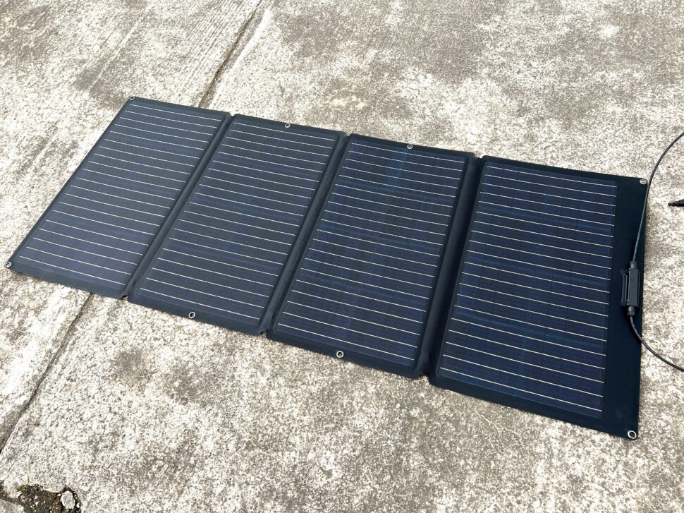 EcoFlow 160 Watt Solarpanel Test 5