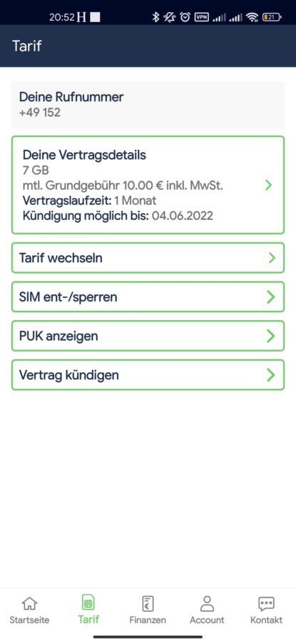 Screenshot Freenet Flex 2