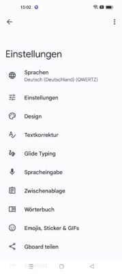Oppo Gboard einstellen 2