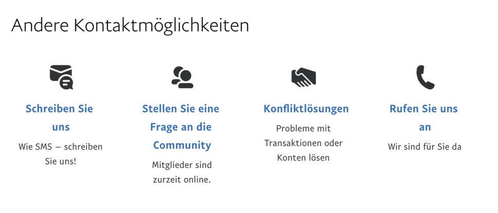 PayPal Kundenservice