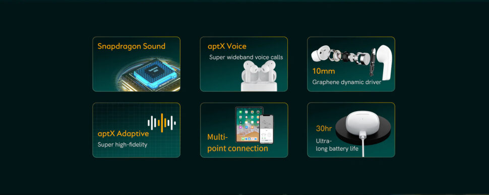 QCY T18 MeloBuds Test Features