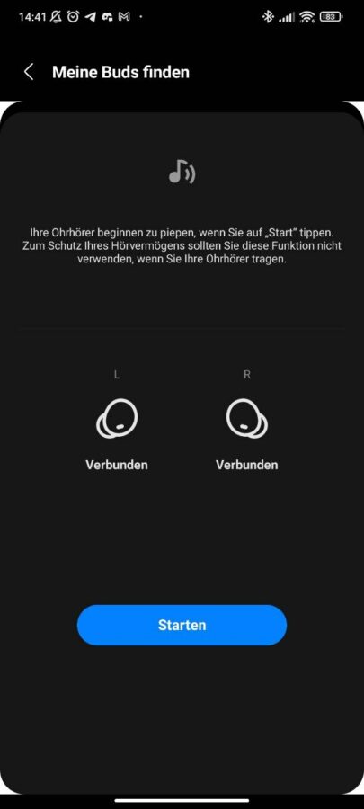 Samsung Galaxy Buds Pro Test App 2