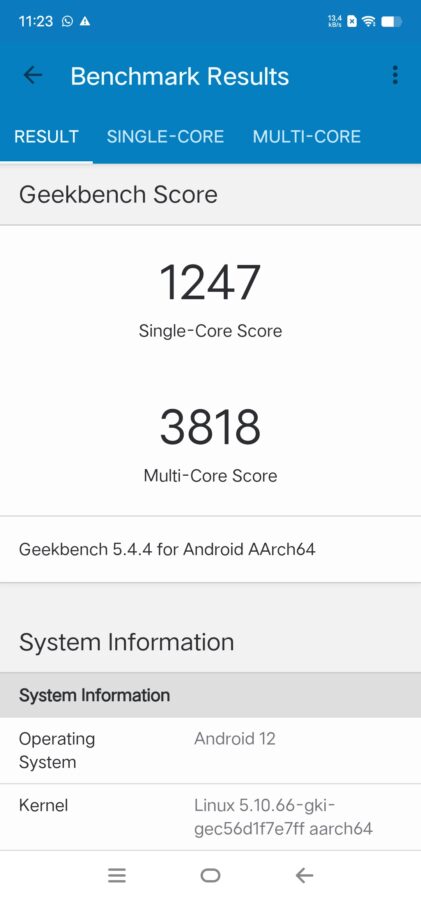 Vivo x note benchmark 3geekbench