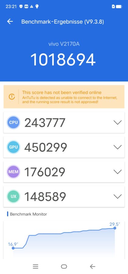 Vivo x note benchmark antutu