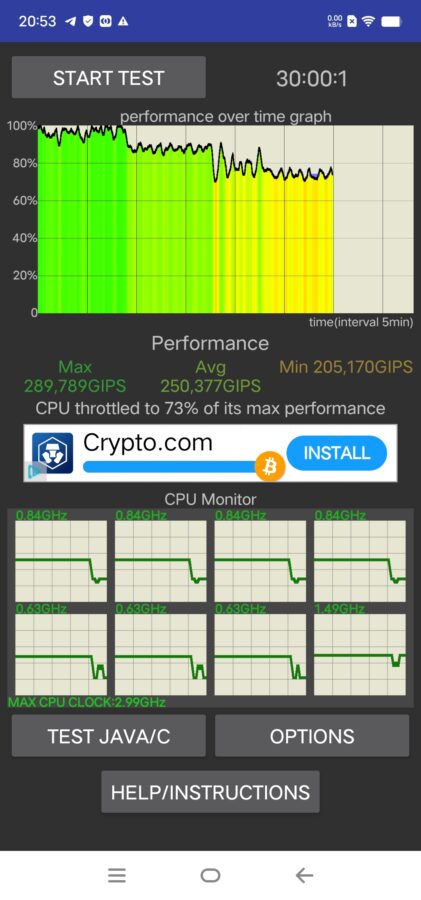 Vivo x note benchmark cputhrotteling