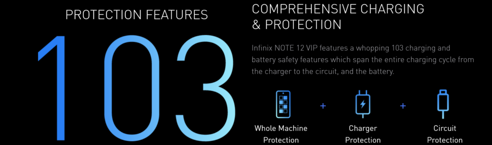 Infinix Note 12 VIP Protection Features