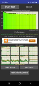 Samsung S21 FE Test Screenshot Throtteling 1