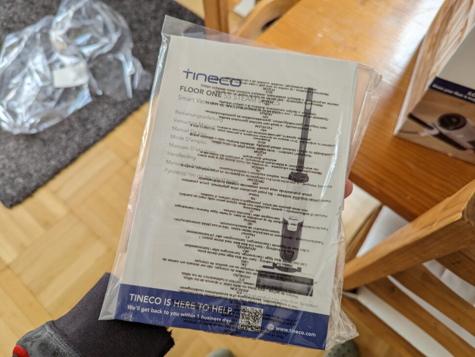 Tineco FLOOR ONE S5 Steam Unboxing 6