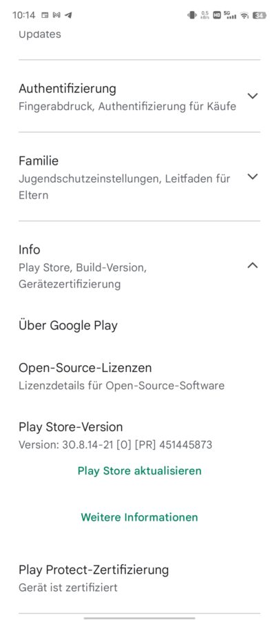 Playstore zertifiziert X80 Pro