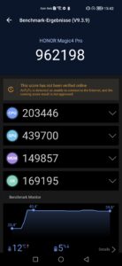 Honor Magic 4 Pro Test Screenshot AnTuTu