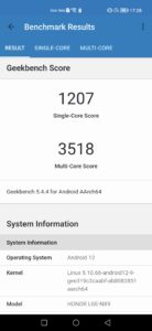 Honor Magic 4 Pro Test Screenshot Geekbench