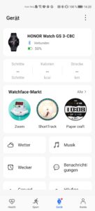 HONOR health app screen 3