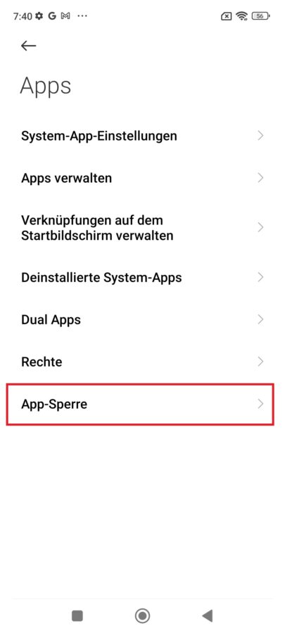 App Sperre MIUI Werbung aus 3