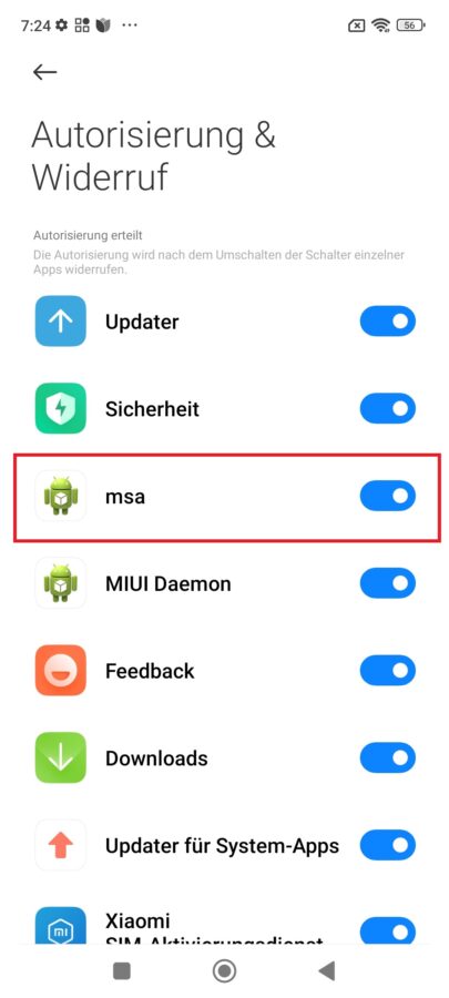 MIUi 13 MSA deaktivieren Werbung 3