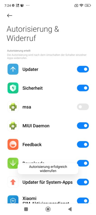 MIUi 13 MSA deaktivieren Werbung 5