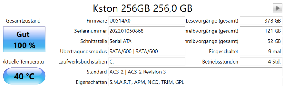 BMAX B3 Plus Crystaldiskinfo