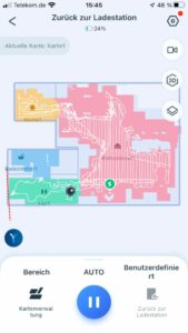 Mapping Deebot X1 erster Versuch