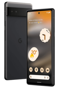 Google Pixel 6a Farben Schwarz