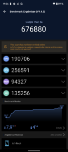 Google Pixel 6a Test Screenshot Benchmark 2