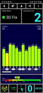 Samsung Galaxy S22 Ultra Test GPS Satelliten 1