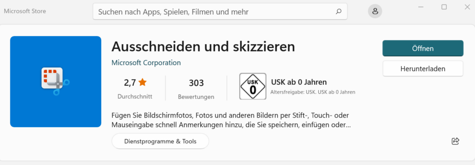 ausschneiden und skizzieren