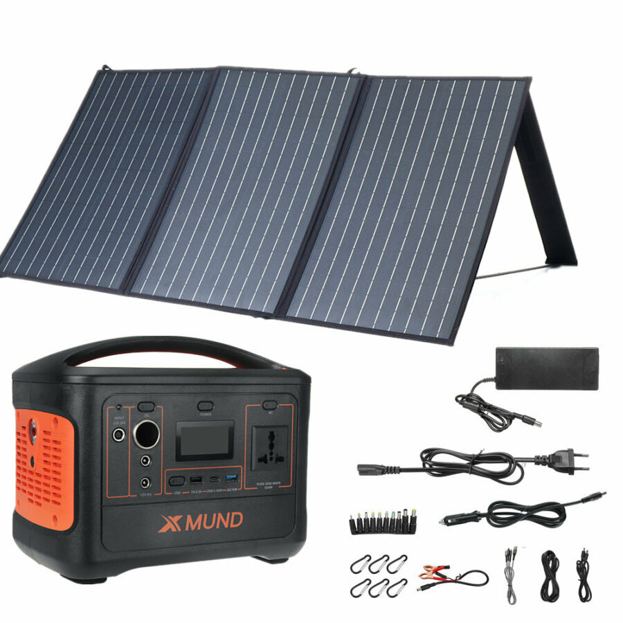 XMUND XD-PS10 568Wh PowerStation im Bundle mit 100W faltbarem Solarpanel im Test