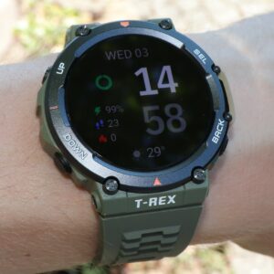 AMazfit T Rex 2 Test Display draussen 1