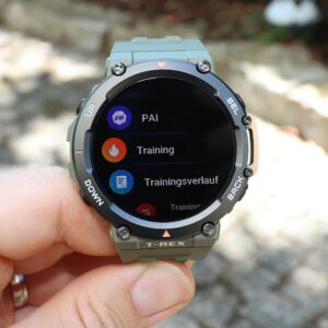 AMazfit T Rex 2 Test Display draussen 3