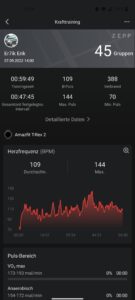 Amazfit T Rex 2 Test Training Krafttraining 2