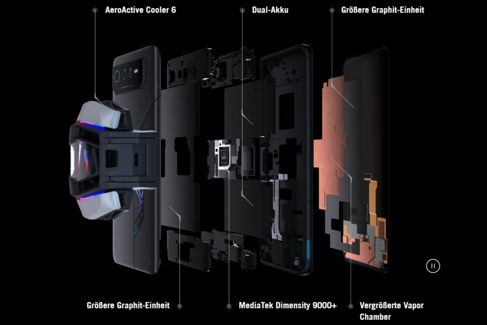 ROG Phone 6D vorgestellt Kuehlung 1