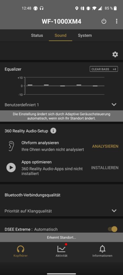 Sony WF 1000XM4 Test Features Klang