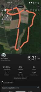 Amazfit GTS 4 Test GPS Genauigkeit 4