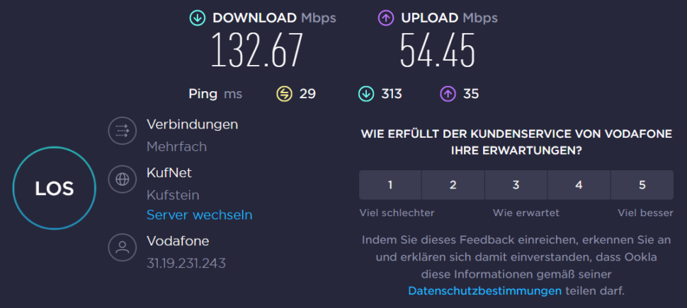 Mini S WLAN Beelink Geschwindigkeit