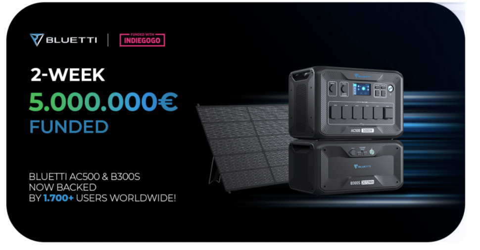 Bluetti AC500 Indiegogo