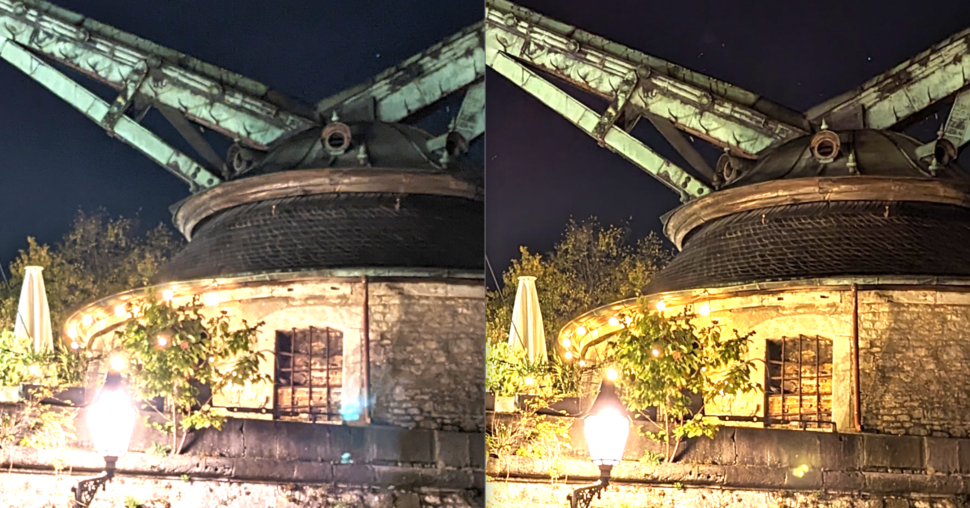 Kameravergleich Pixel 6a Pixel 7 Pro Nacht