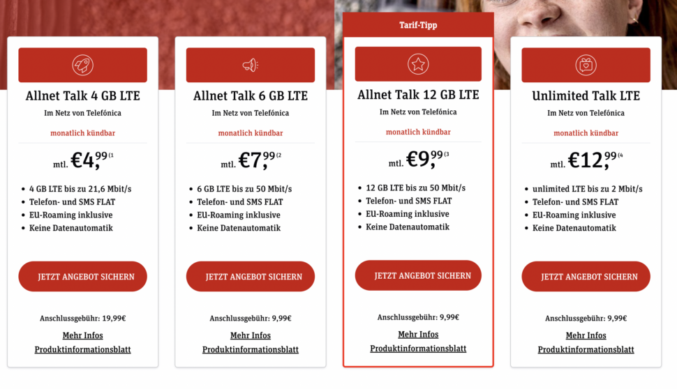 Talkline Angebot