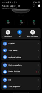 Xiaomi Buds 4 Pro Test App 5