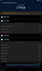 Honor Pad 8 Test Benchmark 5