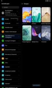 Honor Pad 8 Test Einstellungen Design Wallpaper