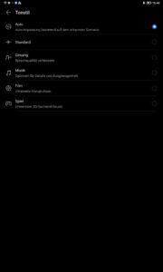 Honor Pad 8 Test Einstellungen Klang 2