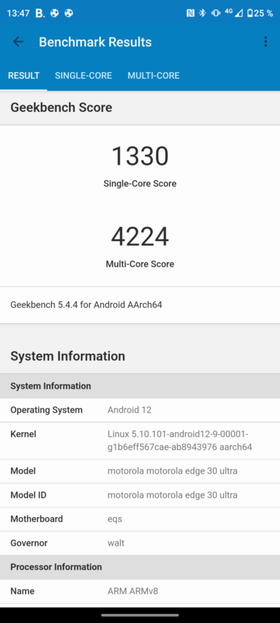 Motorola Edge 30 Ultra Benchmarks 5