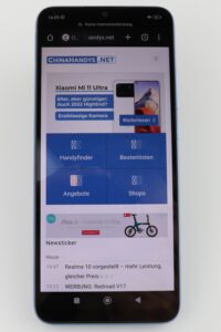 Redmi 10C Test Produktfotos Display 2
